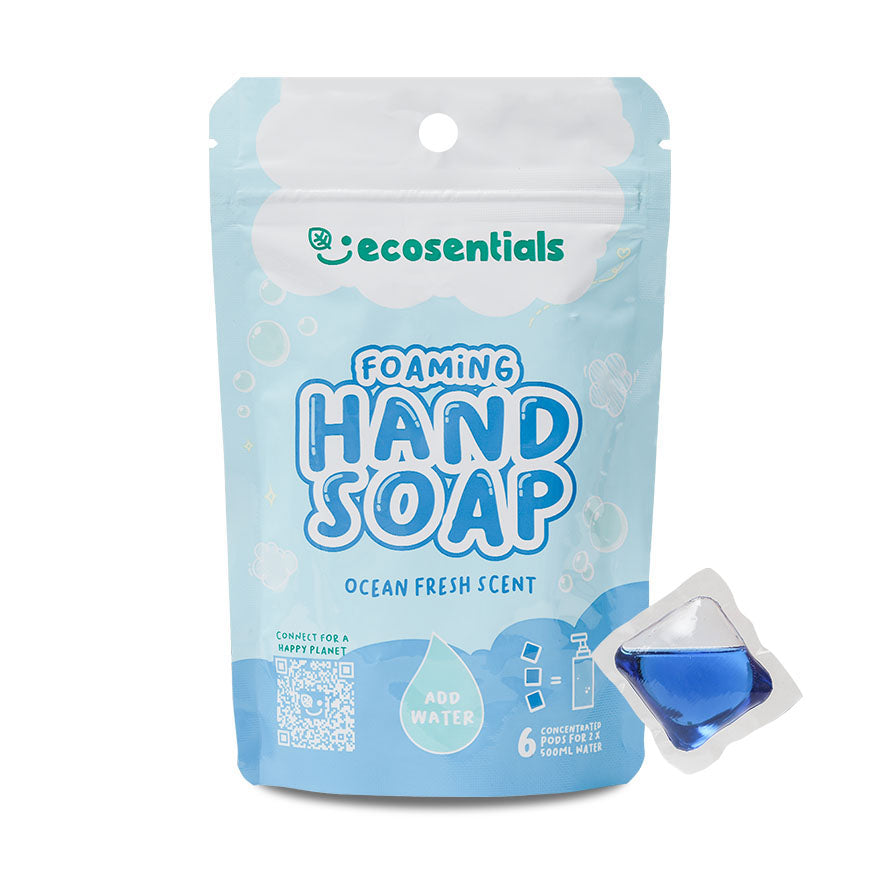 ECOSENTIALS FOAMING HAND SOAP PODS REFILL PACK - OCEAN FRESH