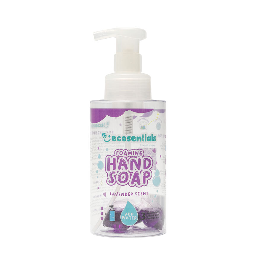 ECOSENTIALS FOAMING HAND SOAP PODS STARTER KIT - LAVENDER
