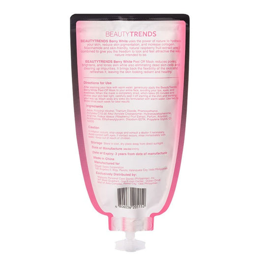 BEAUTYTRENDS BERRY WHITE PEEL OFF MASK 25ML
