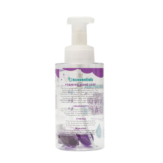 ECOSENTIALS FOAMING HAND SOAP PODS STARTER KIT - LAVENDER